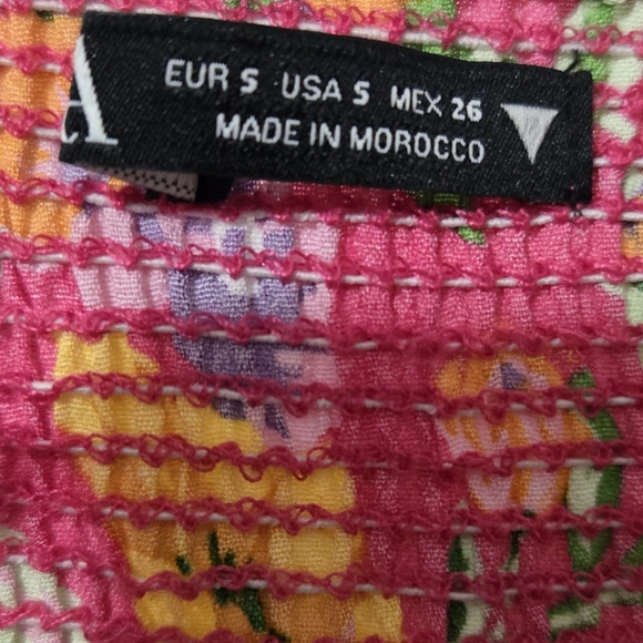 Zara Floral Crop Top Skirt Set - Picture 4 of 9